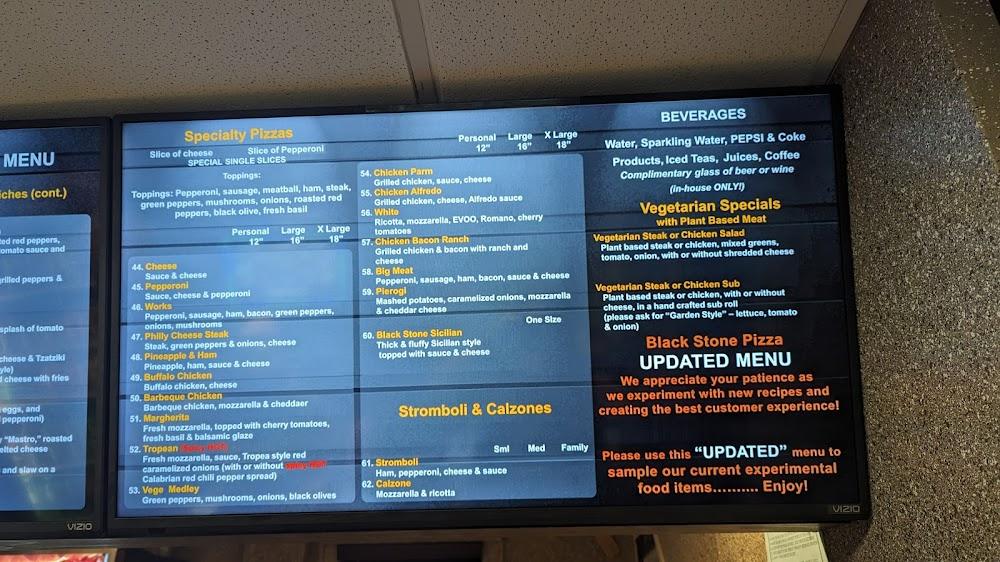 Black Stone Pizza Menu image 4